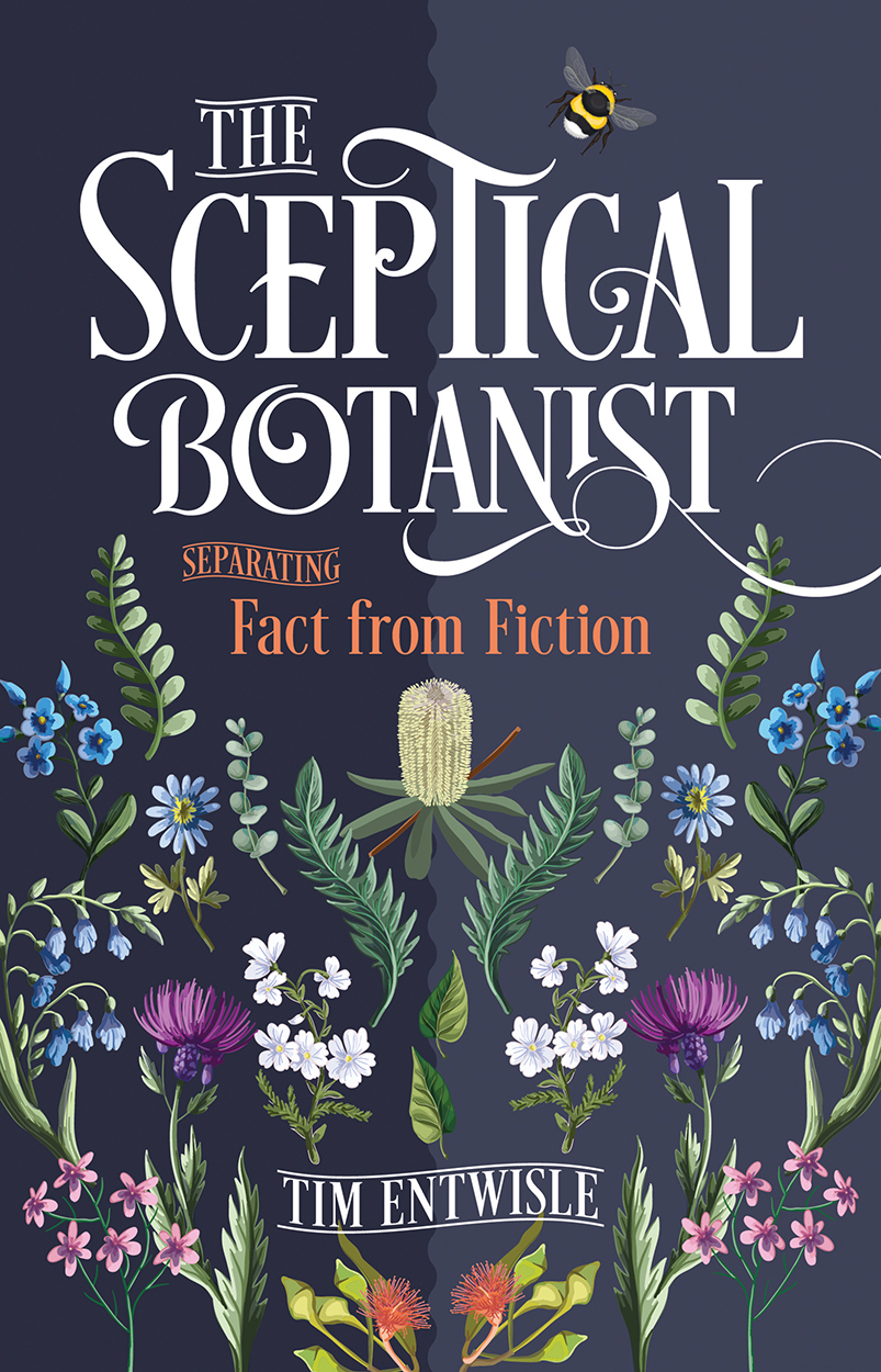 Cover of 'The Sceptical Botanist', featuring a selection of botanical illustrations.