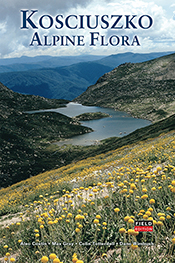 Cover of 'Kosciuszko Alpine Flora: Field Edition' showing a photo of an al