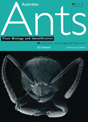 The cover image featuring a black and white microscopic view of an ants he