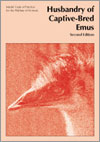 The cover image of Model Code of Practice for the Welfare of Animals: Husbandry of Captive-Bred Emus, featuring an emus head with a pale pink tint ove The cover image of Model Code of Practice for the Welfare of Animals: Husbandry of Captive-Bred Emus, featuring an emus head with a pale pink tint ove