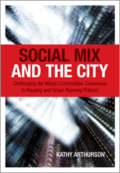 The cover image of Social Mix and the City, featuring a blurred view of ci