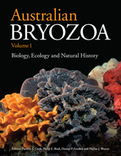Cover featuring orange, grey and red Celleporaria colonies on a black background. Cover featuring orange, grey and red Celleporaria colonies on a black background.