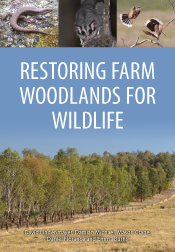 Cover of Restoring Farm Woodlands for Wildlife featuring a planting of trees and some of the animals that use them. Cover of Restoring Farm Woodlands for Wildlife featuring a planting of trees and some of the animals that use them.
