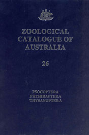 The cover image of Zoological Catalogue of Australia Volume 26, featuring